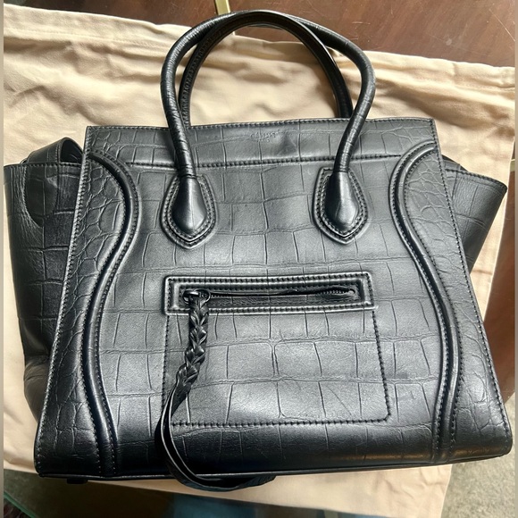 Ceiling Black Croc bag - Picture 1 of 13